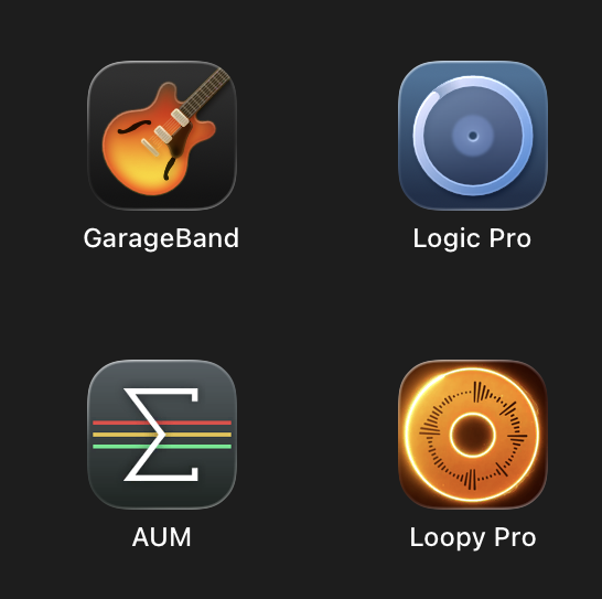 Compatible DAW hosts: GarageBand, Logic Pro, AUM, Loopy Pro