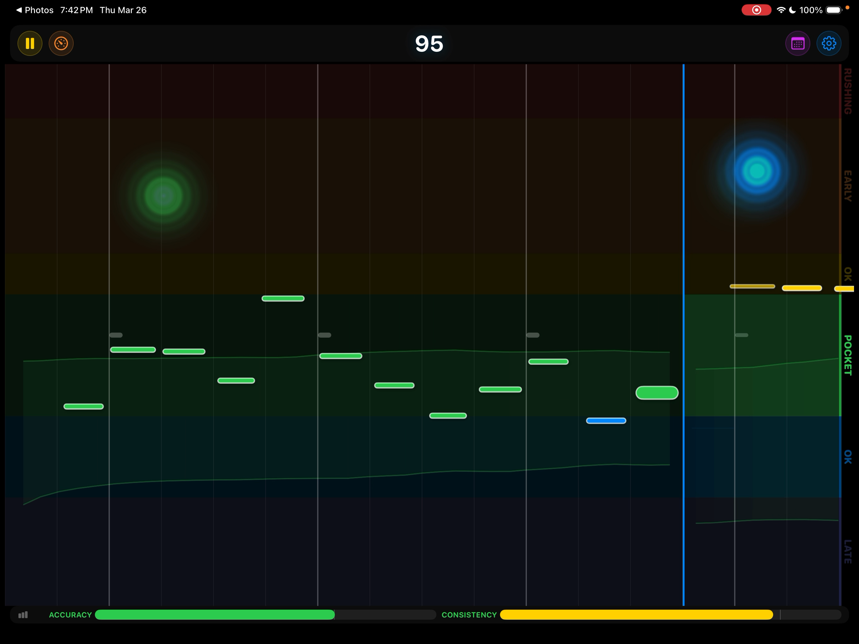 Playhead visualization
