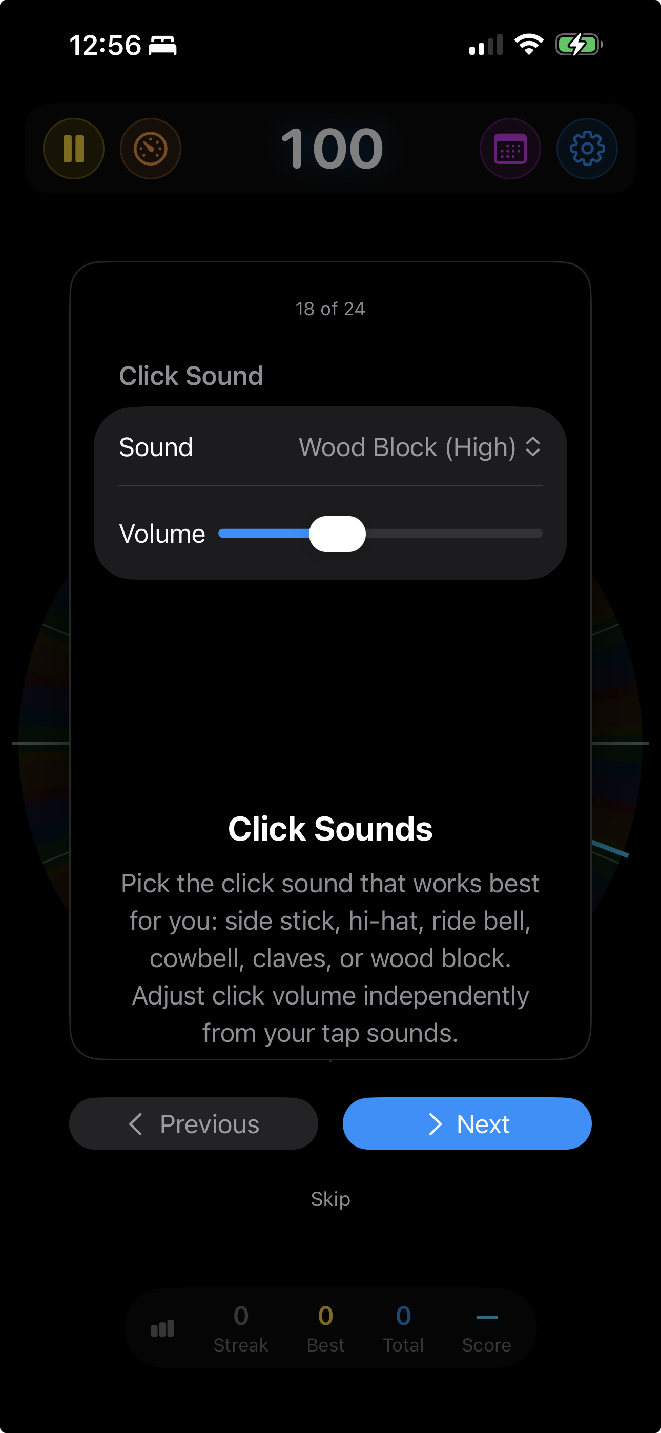 Click Sounds tip