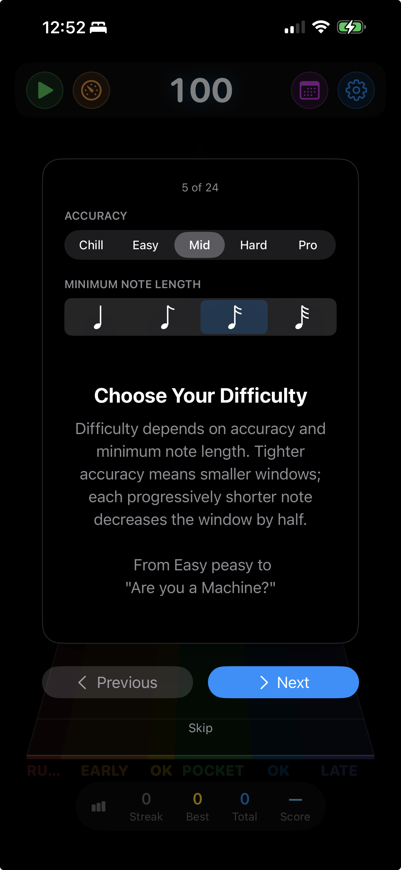 Choose Your Difficulty tip