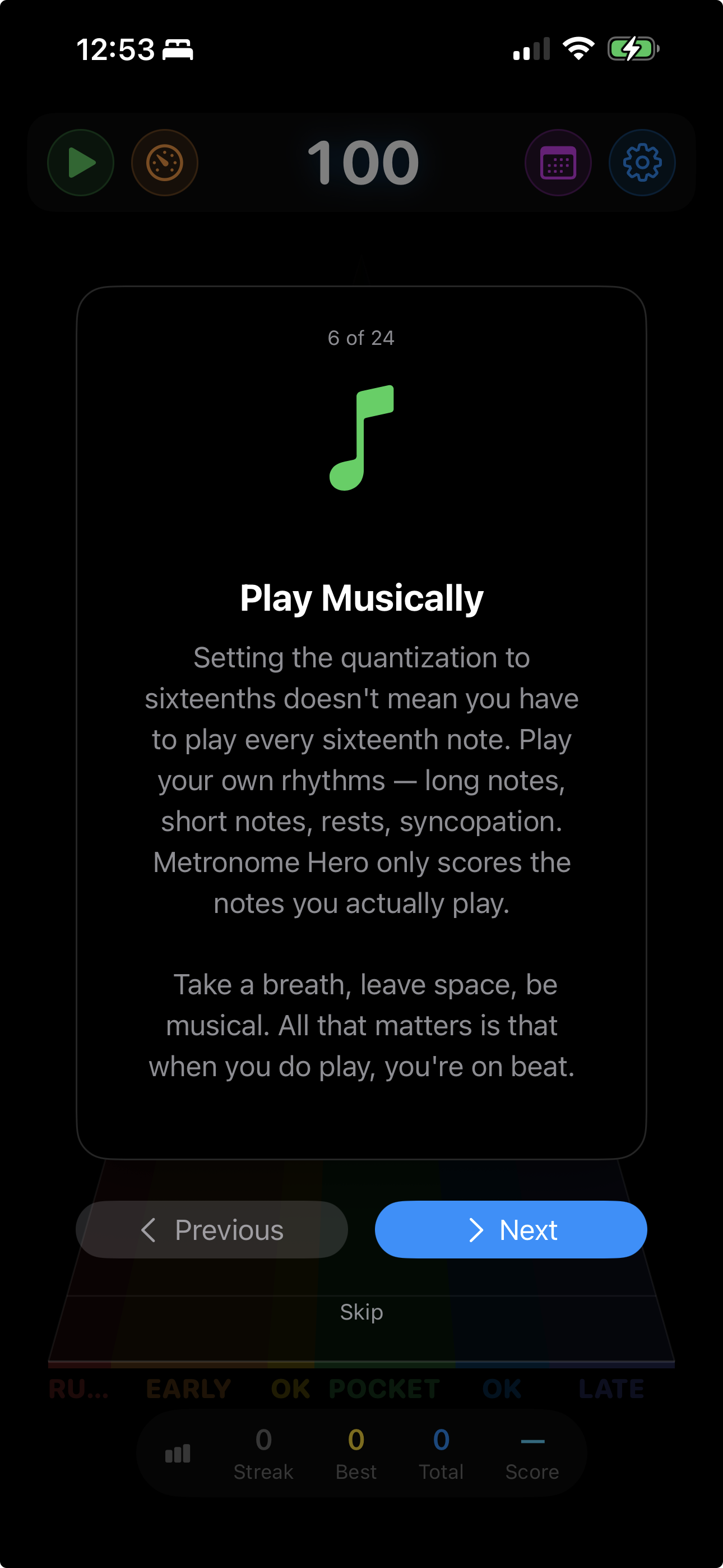 Play Musically tip