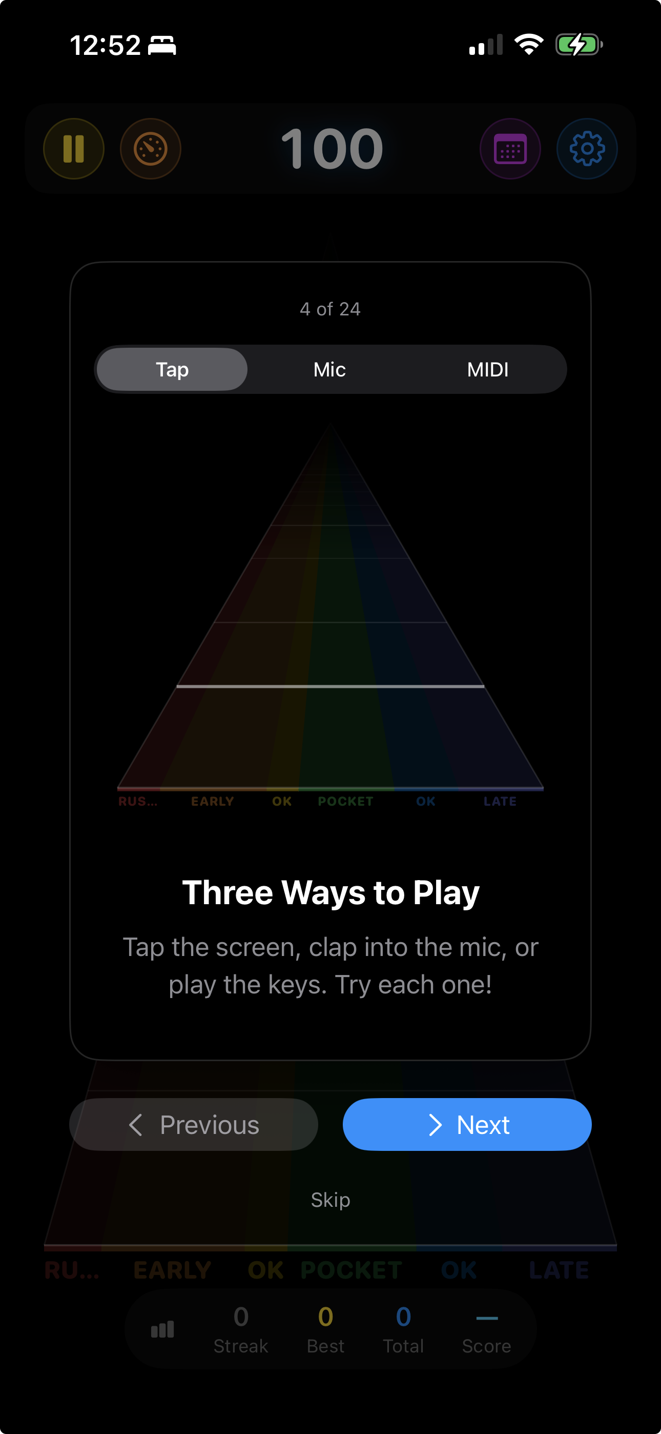 Three Ways to Play tip